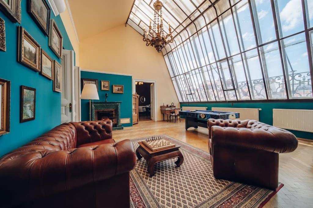 Magnificent Historical Penthouse In The Heart Of Prague Leilighet Eksteriør bilde